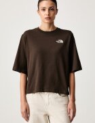 The North Face тениска дамска от памук Hike Picnic кафява NF0A8JABNMF1