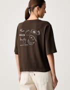 The North Face тениска дамска от памук Hike Picnic кафява NF0A8JABNMF1