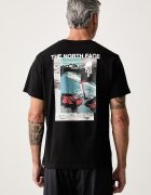 The North Face тениска мъжка от памук Collage Relaxed черна NF0A8H5KJK31
