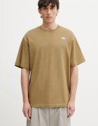 The North Face тениска мъжка от памук Essential Simple Dome зелена NF0A8EVW2EL1