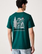 The North Face тениска мъжка с памук Monte зелена NF0A8JAVN4J1