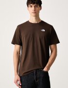 The North Face тениска мъжка с памук Simple Dome кафява NF0A8CZ2NMF1