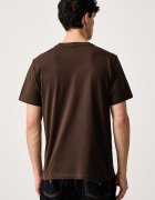 The North Face тениска мъжка с памук Simple Dome кафява NF0A8CZ2NMF1
