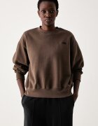 The North Face уголемен суичър дамски с памук Essential кафяв NF0A8HBY1OI1