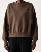 The North Face уголемен суичър дамски с памук Essential кафяв NF0A8HBY1OI1