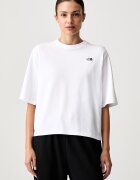 The North Face уголемена тениска дамска от памук Essential бяла NF0A8H71FN41