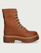 Timberland боти дамски от кожа Stone Street кафяви TB0A5SAHEM61