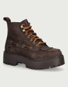 Timberland боти с платформа дамски от набук Stone Street кафяви TB0A27YZW071