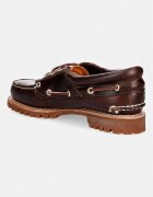 Timberland мокасини дамски от кожа кафяви TB0513042141