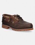 Timberland мокасини мъжки от кожа Authentic кафяви TB0A44YFAI21