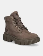 Timberland Велурени кубинки Greyfield в кафяво с платформа TB0A2FT6EM51
