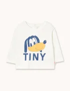 Tinycottons Бебешка памучна блуза с дълъг ръкав TINY DOG GRAPHIC BABY TEE