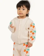 Tinycottons Бебешка памучна жилетка STRAWBERRIES BABY CARDIGAN