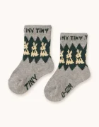 Tinycottons Бебешки чорапи с вълна RABBITS WOOL MEDIUM SOCKS