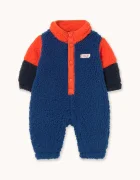 Tinycottons Бебешки гащеризон COLOR BLOCK POLAR SHERPA ONE-PIECE