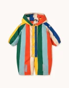Tinycottons Бебешки гащеризон MULTICOLOR STRIPES SNOW ONE-PIECE