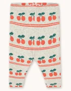 Tinycottons Бебешки памучен клин CHERRY PATTERN RIB BABY PANT