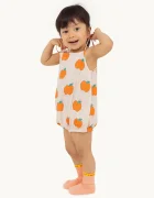 Tinycottons Бебешко боди от памук APPLES STRAPS BODY