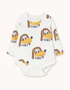 Tinycottons Бебешко боди от памук DOGS RIB BODY