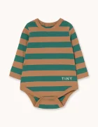 Tinycottons Бебешко боди от памук STRIPES KNIT BODY