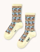 Tinycottons чорапи за деца TINY DUCKS MEDIUM SOCKS жълти AW26-385
