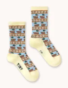 Tinycottons чорапи за деца TINY DUCKS MEDIUM SOCKS жълти AW26-385