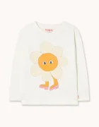 Tinycottons Детска блуза с дълги ръкави FLOWER GRAPHIC SLEEVE TEE