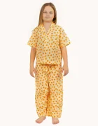 Tinycottons Детска памучна пижама APPLES SET