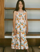 Tinycottons Детска памучна рокля STRAWBERRIES WOVEN DRESS