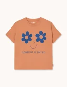 Tinycottons Детска памучна тениска FLOWERS EYES GRAPHIC TEE