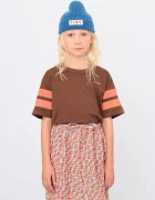 Tinycottons Детска памучна тениска STRIPES LOGO TEE