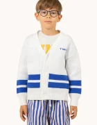 Tinycottons Детска памучна жилетка STRIPES CARDIGAN