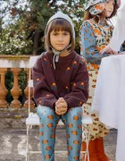 Tinycottons Детска жилетка FLOWERS CARDIGAN