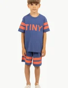 Tinycottons Детски памучен къс панталон STRIPES LOGO SHORT