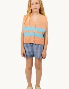 Tinycottons Детски памучен къс панталон STRIPES MULTICOLOR SHORT