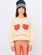 Tinycottons Детски памучен суичър APPLES EYES GRAPHIC SWEATSHIRT
