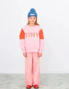 Tinycottons Детски памучен суичър TINY COLOR BLOCK SWEATSHIRT