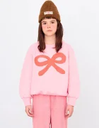 Tinycottons Детски памучен суичър WORM GRAPHIC SWEATSHIRT