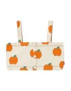Tinycottons Детски памучен топ APPLES CROP TOP