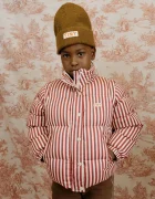 Tinycottons Детско памучно яке STRIPES SHORT PADDED JACKET