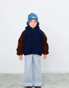 Tinycottons Детско яке COLOR BLOCK POLAR SHERPA HOODIE