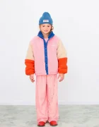 Tinycottons Детско яке COLOR BLOCK POLAR SHERPA JACKET
