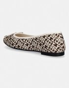Tommy Hilfiger балеринки TH CHARM JACQUARD BALLERINA кафяви FW0FW09504