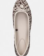 Tommy Hilfiger балеринки TH CHARM JACQUARD BALLERINA кафяви FW0FW09504