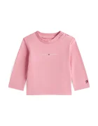 Tommy Hilfiger Бебешка памучна блуза с дълъг ръкав