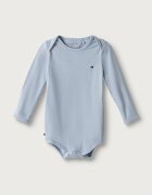 Tommy Hilfiger бебешки гащеризон за бебе от памук с еластан син KN0KN02317