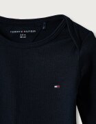 Tommy Hilfiger бебешки гащеризон за бебе от памук с еластан син KN0KN02317