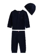 Tommy Hilfiger Бебешки комплект с памук (3 части)