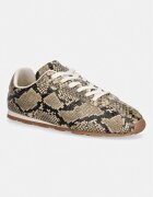 Tommy Hilfiger BELLA SNEAKER SNAKE маратонки дамски от кожа бежови FW0FW09415
