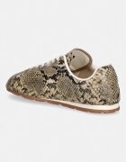 Tommy Hilfiger BELLA SNEAKER SNAKE маратонки дамски от кожа бежови FW0FW09415